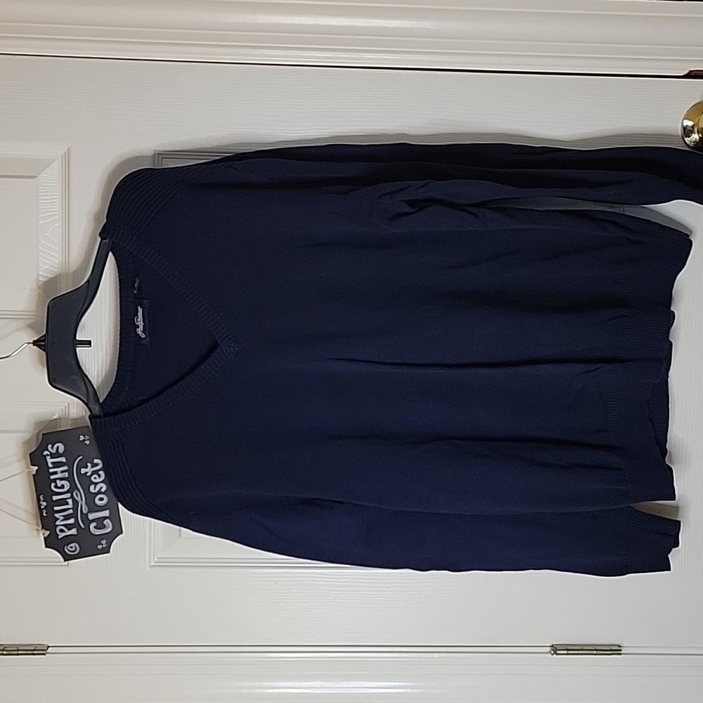Jack Nicklaus Sweater XL Navy V-Neck